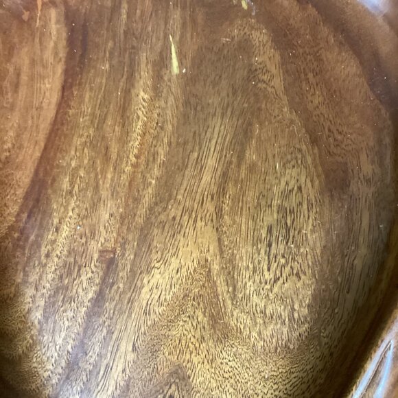 Vintage Wooden Owl Platter Large - Picture 4 of 15